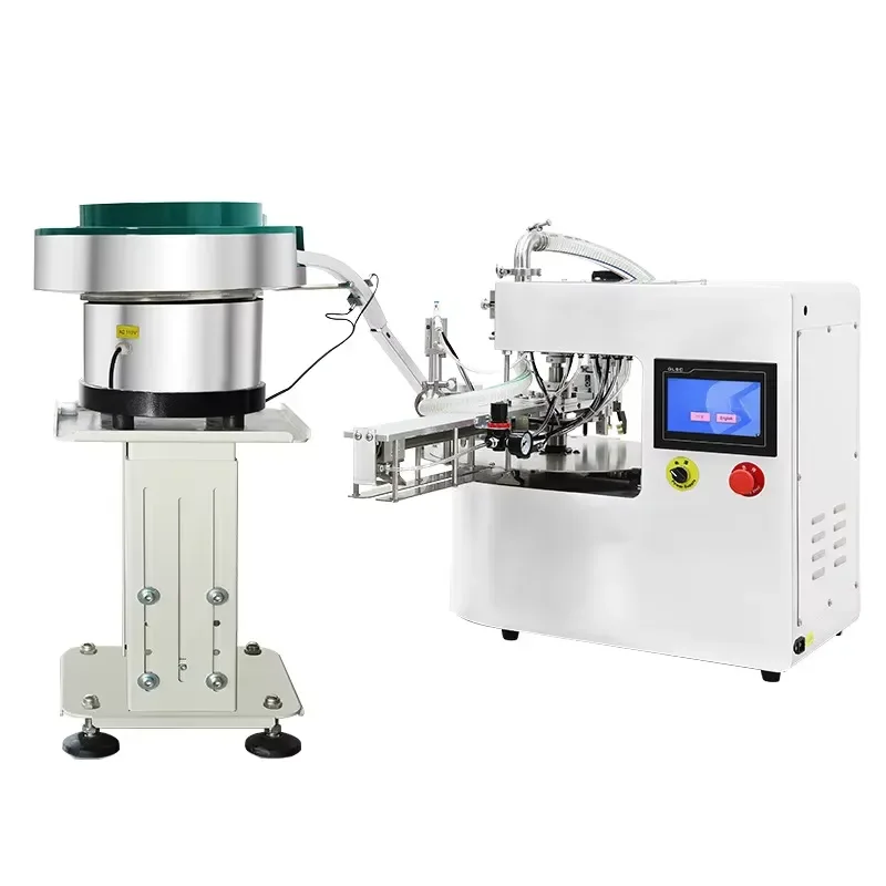 Desktop Rotary Table Spout Pouch Filling and Capping Machine Automatic Stand up Pouch Filler for Food Daily Chemical