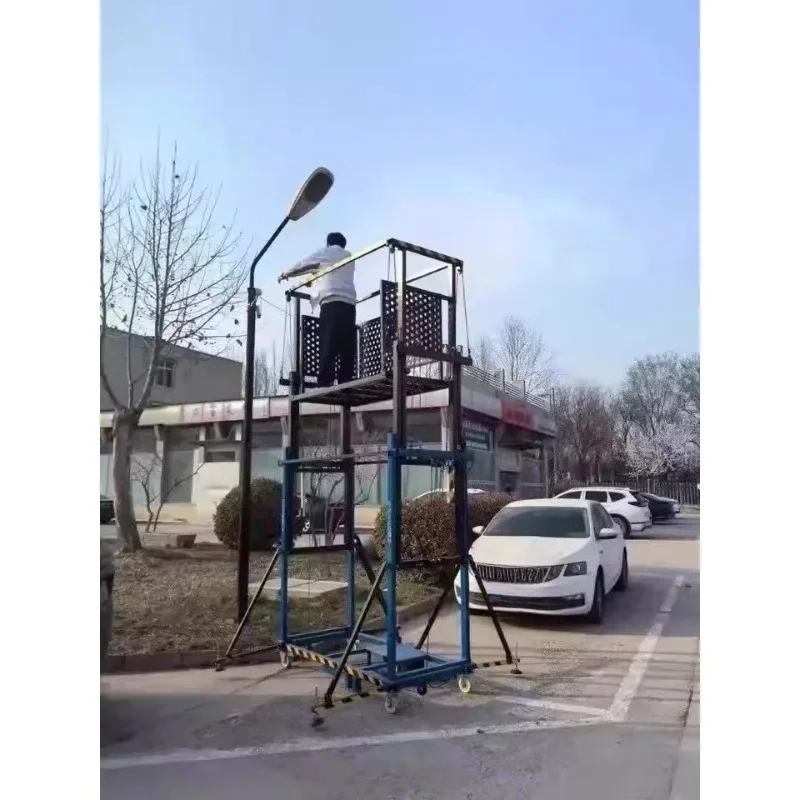 electric scaffolding indoor outdoor decoration high-altitude work site folding disassembling New mobile lifting platform
