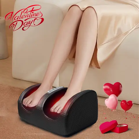 Machine de massage des pieds, pétrissage des pieds, masseur de jambes, chauffage électrique, machine de jambes à domicile, cadeaux de noël, cadeaux de saint-valentin, M