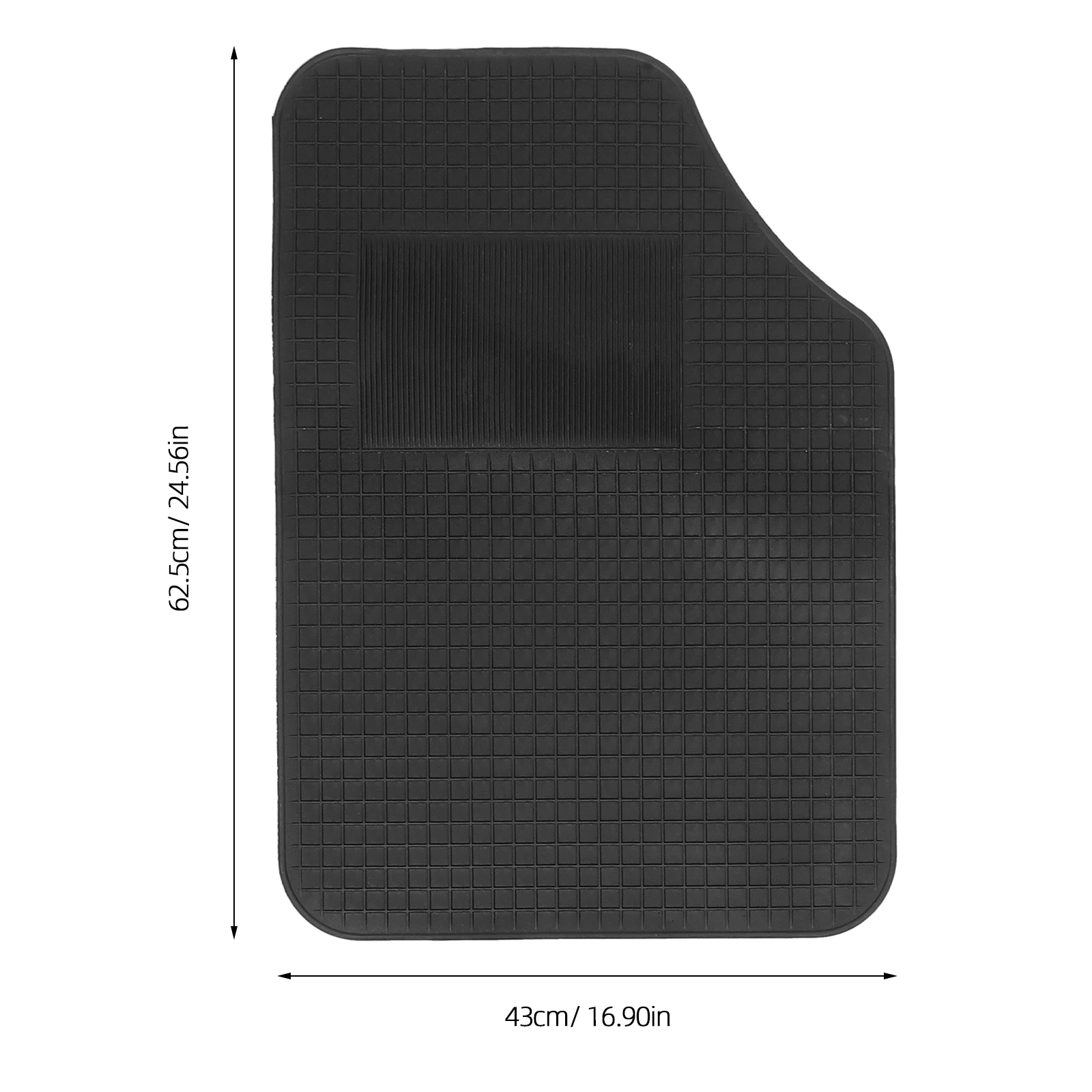 

2 set PVC Waterproof Automotive Carpet Accessories Large Protection Foot Auto Floor Protection Mats Car Mats for Car