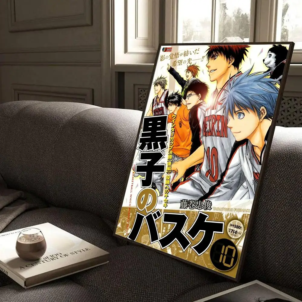 Anime K-Kurokos Basketball Energetic Poster Modern Home Living Bedroom Bar Hallway Waterproof Wall Art Aesthetic Decor