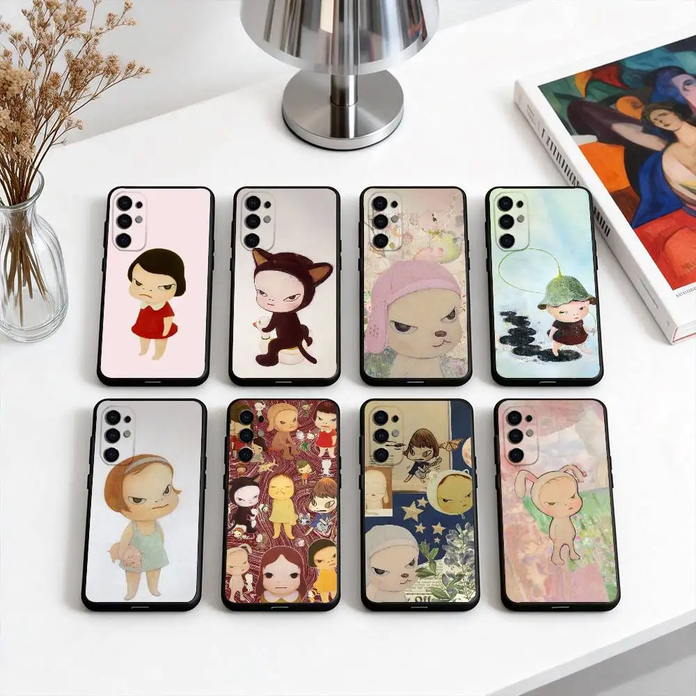

Big eyes girl Y-Yoshitomo N-Nara-YN Phone Case For Samsung S25,S24,S21,S22,S23,S30,Ultra,S20,Plus,Fe,Lite,Note,10,Black Cover