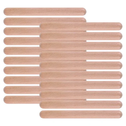 Imagen 2 del producto Palos de ritmo Musical para niños, palitos luminosos de madera clásica, instrumento de percusión Musical, 20 piezas, 8 pulgadas
