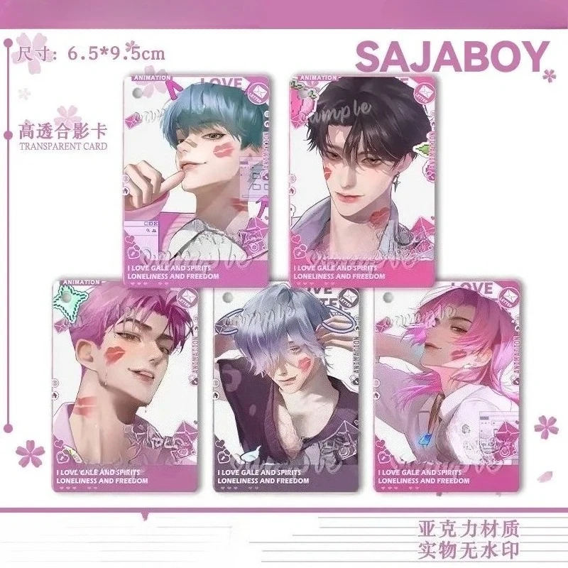 KPop شيطان الصيادين جينو آبي ساجا سر ساجا الكرتون لطيف أنيمي الطرفية سلسلة مفاتيح مصنوعة من الأكريليك الإبداعية على ظهره هدية الزخرفية