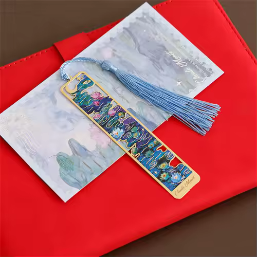 Aesthetic Book Page Clip Floral Painting Metal Bookmark Hollow Metal Book Accessories Student Reading Mark Stationery Gifts - Image 21