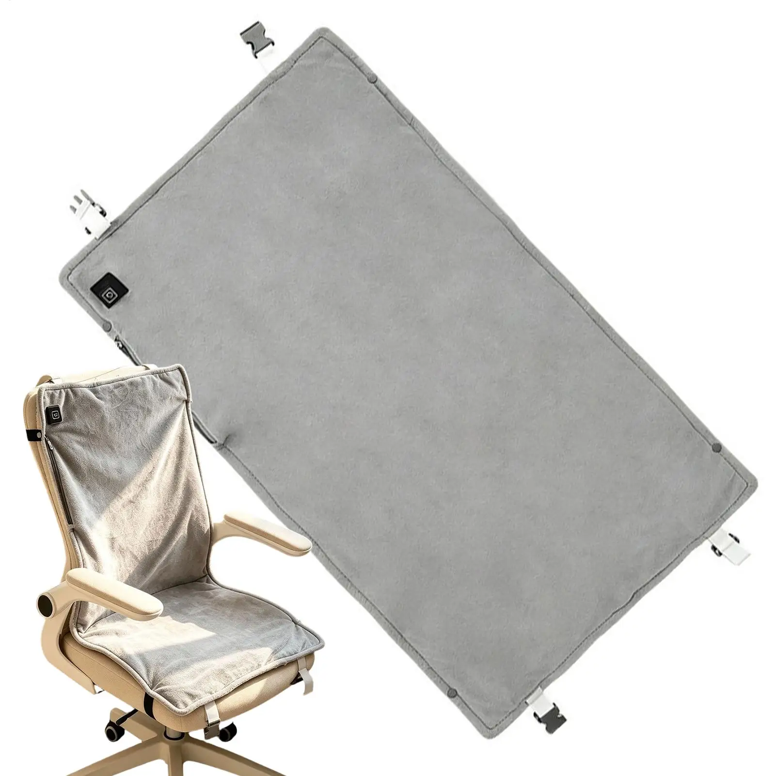 USB Heating Integrated Seat Cushion Adjustable Temperature Seat Warmer Office Chair Warm Pad Electric Heating Pad For Women Men