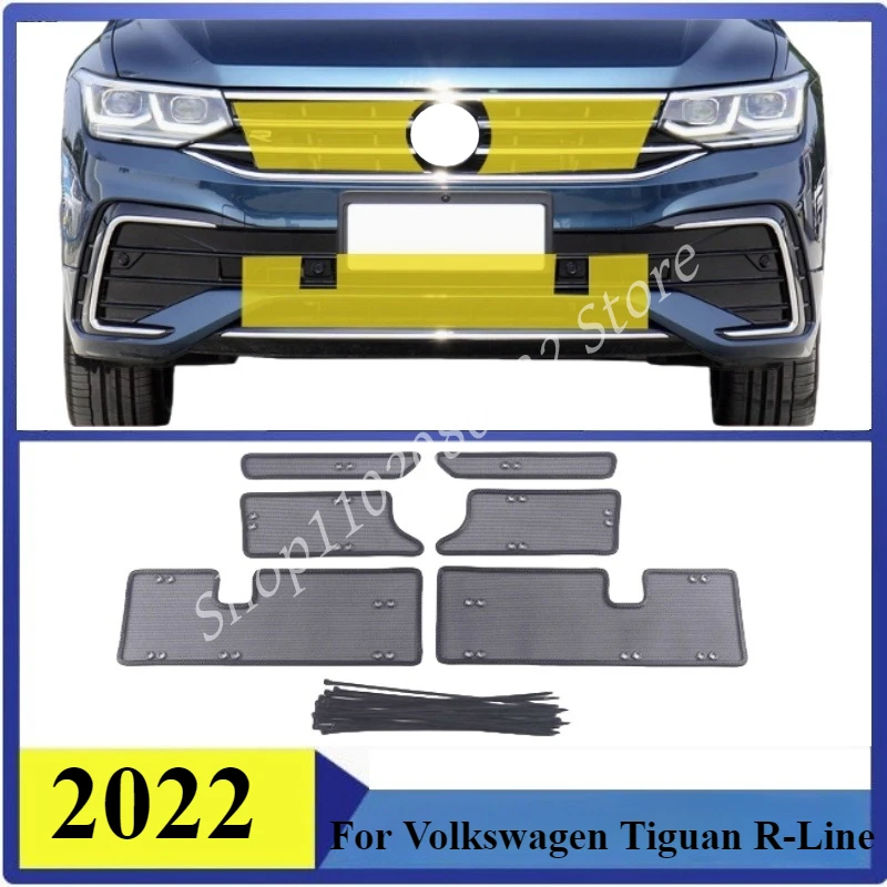 

Insect-proof Air Inlet Protect Cover Airin Insert Net Vent Racing Grill For Volkswagen Tiguan R-Line 2022 Filter