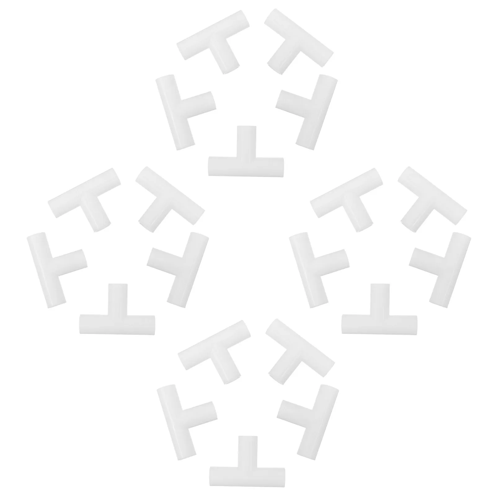 

20 шт. универсальных соединителей для стеллажей, 11 мм, круглые трубчатые фитинги, усиленные Т-образные соединения для полок шкафов, систем хранения, гардеробов