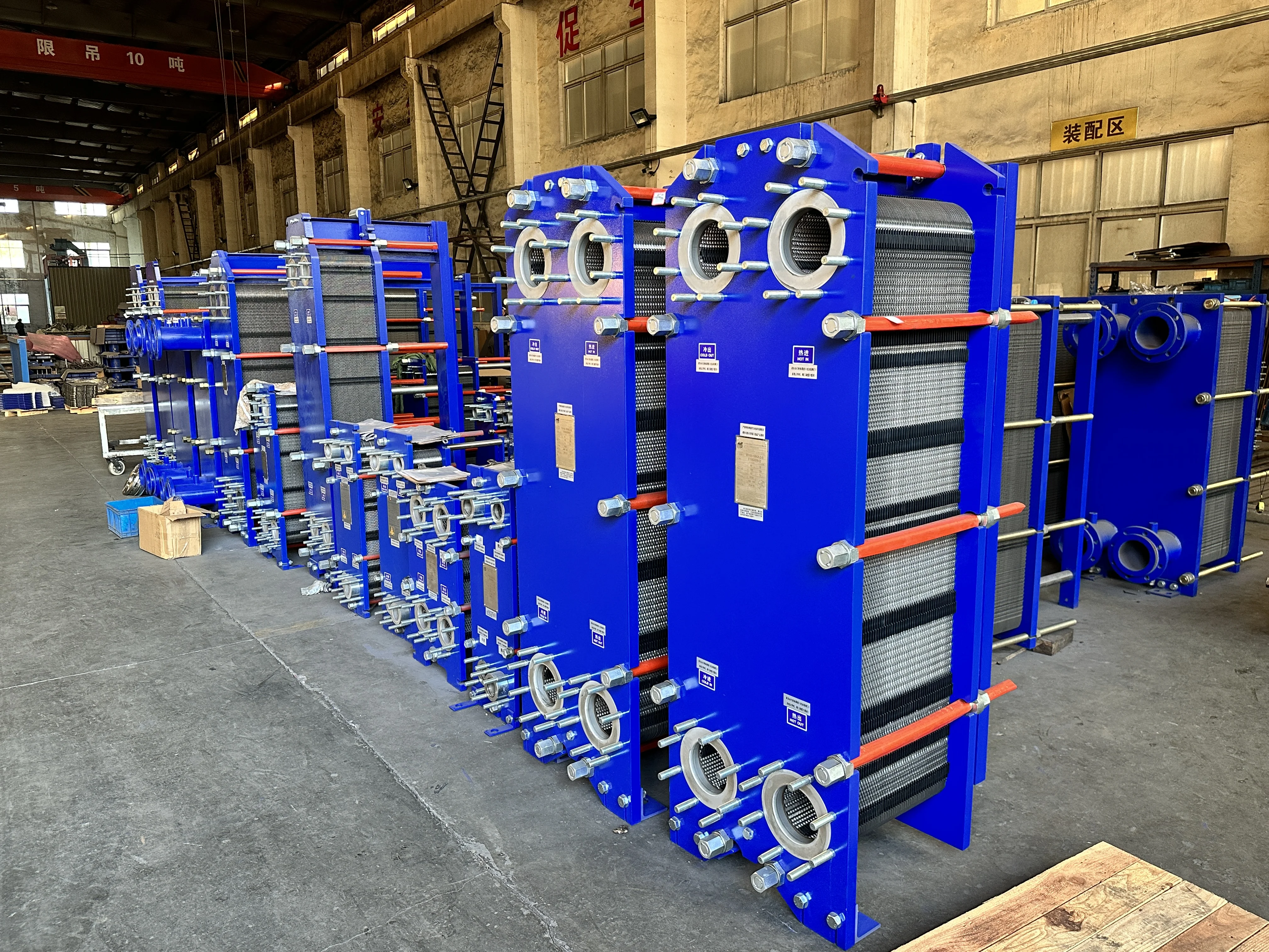 Industrial High Temperature Resistant Stainless Steel Plate Heat Exchanger with Long Service Life and High Productivity