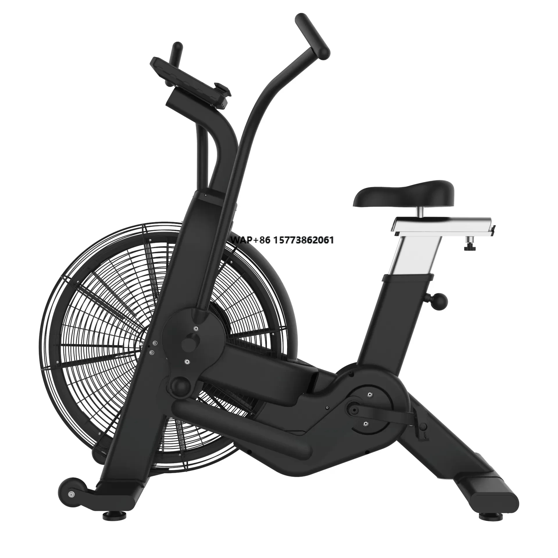 Commercial Air Bike Cardio Machine Aerobic Exercise Gym Equipment Spinning Bike Wind Resistance Bicycle