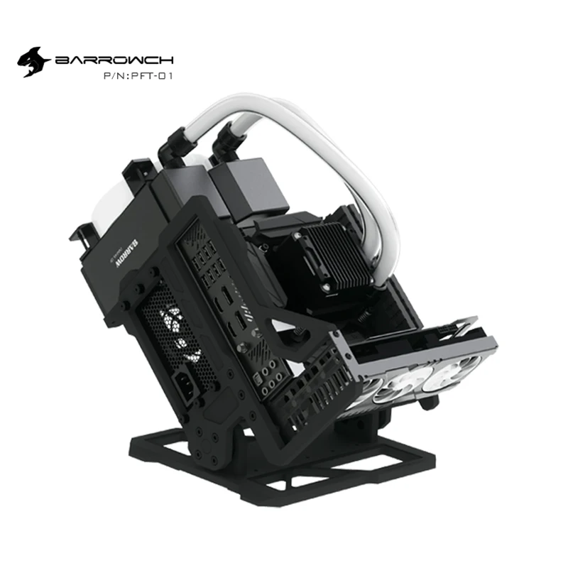 

Barrow Water Cooling Frame ITX Open Adjustable Angle Full Aluminum Alloy Chassis , Pomfret Frame Up to 360mm Radiators