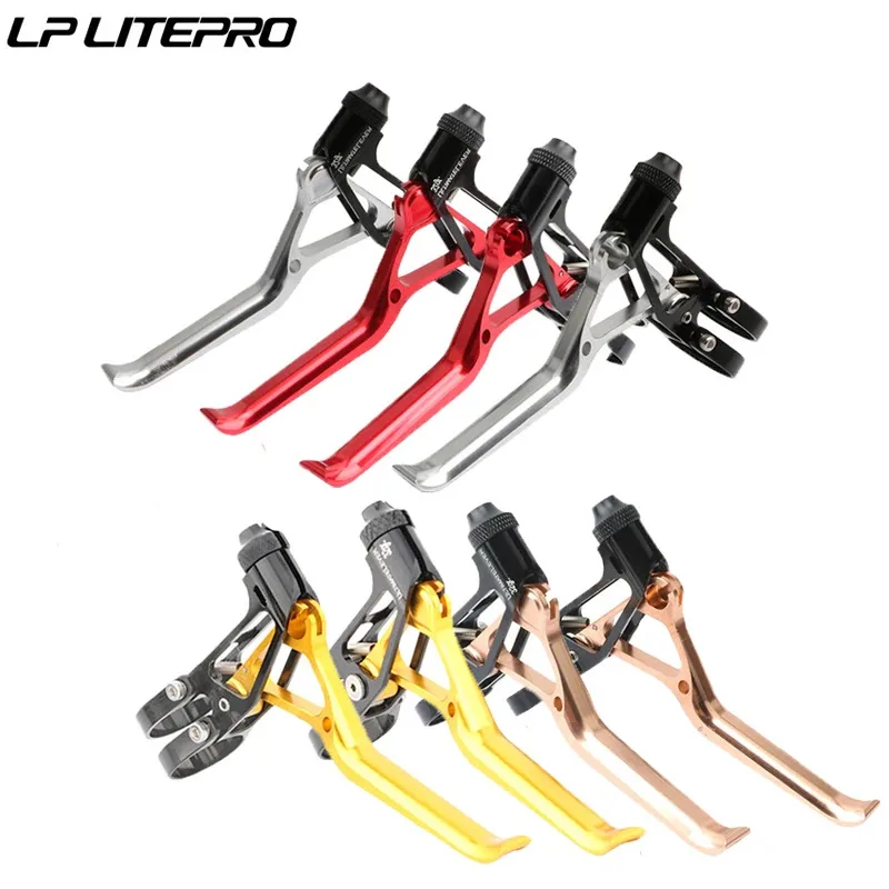 

Litepro Folding Bike Brake Lever – CNC Ultralight V Brake Handle for Small Wheel/Road Folding Bicycle