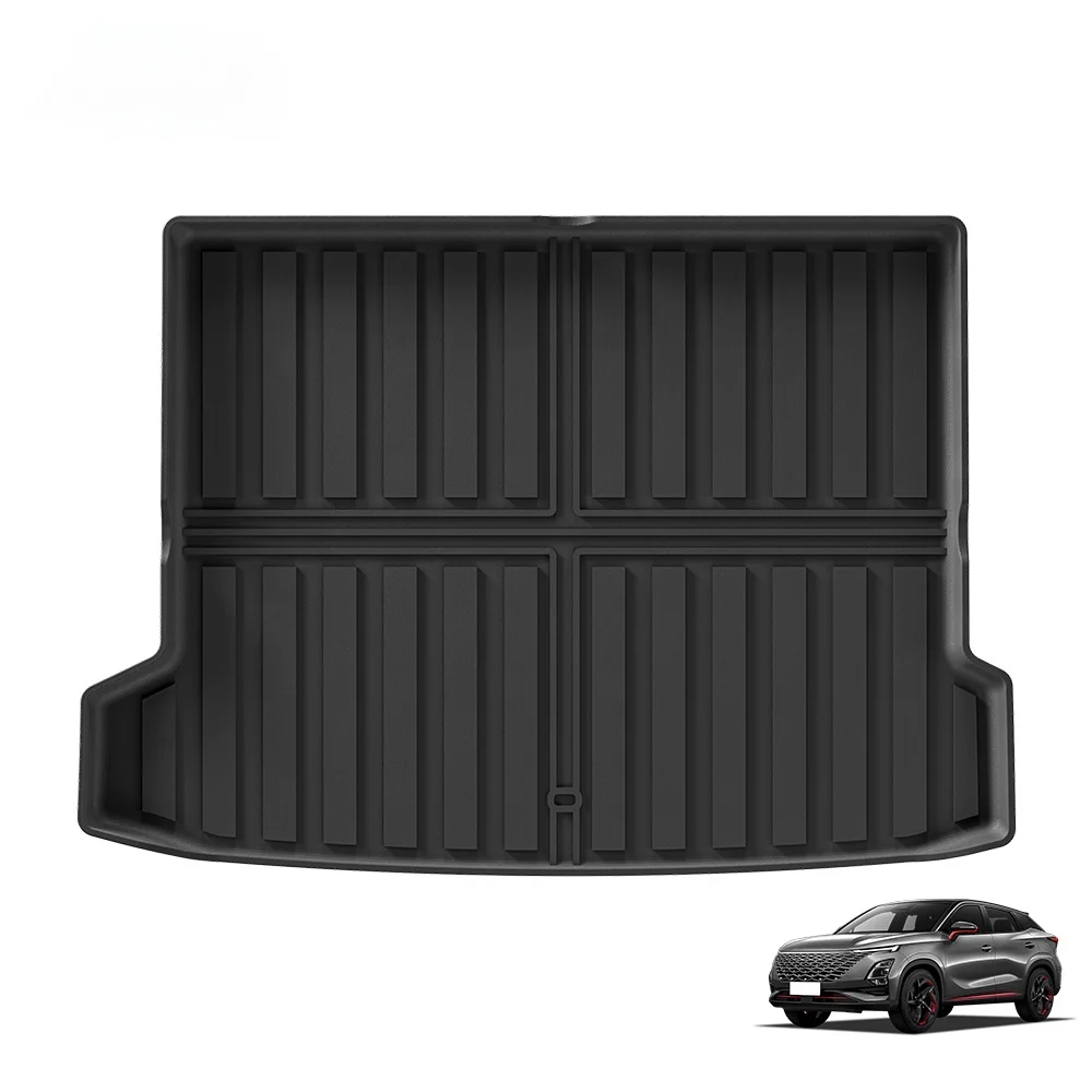 LUCKEASY for Chery OMODA 5 C5 FX (Fuel Only) 2023-2025 TPE Floor Mats Trunk Mats Pad Protection Waterproof Accessories
