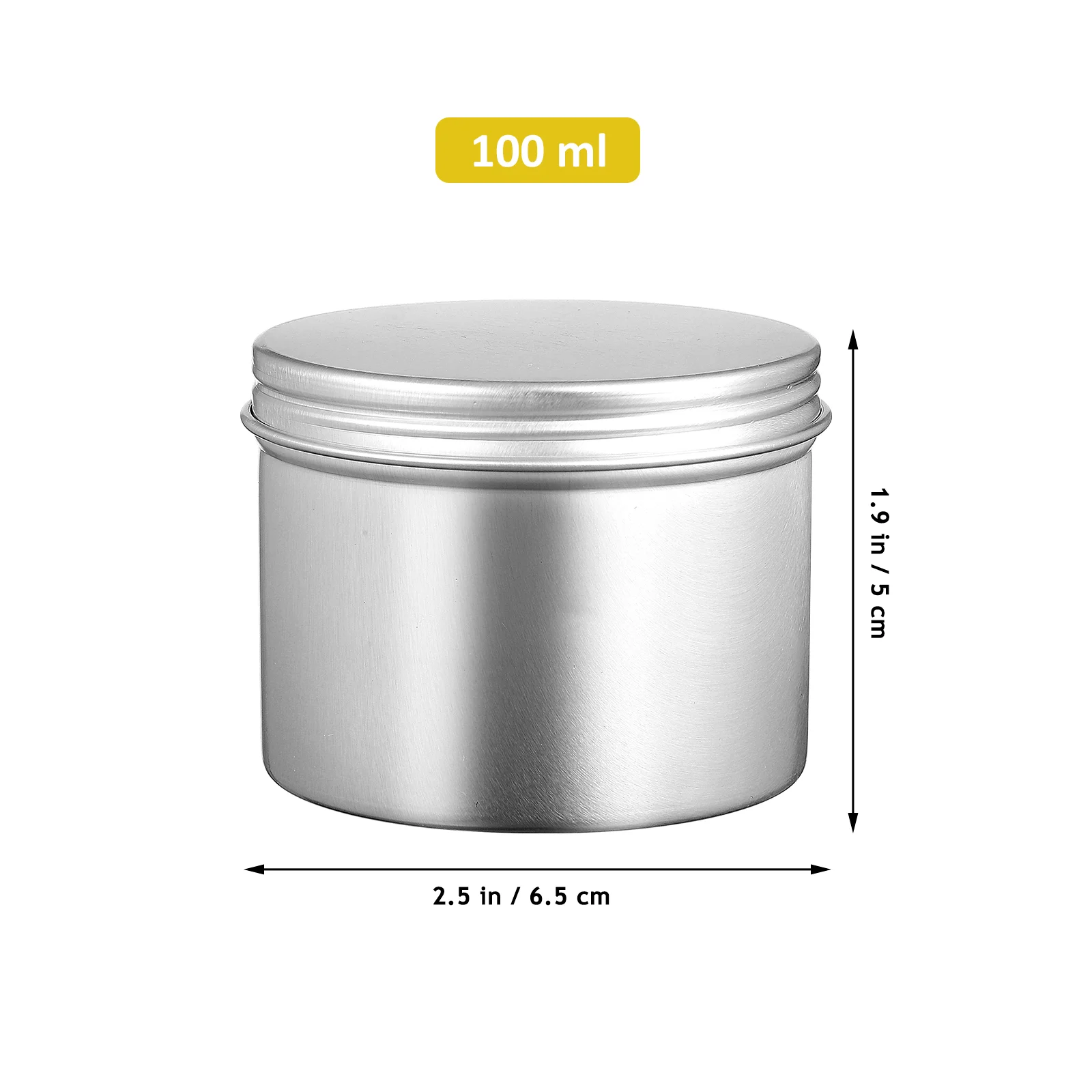 20 Pcs Aluminum Box Round Sealed Travel Bulk Lip Balm Salve Containers with Lids Candy Tin Jar Making Empty Cans