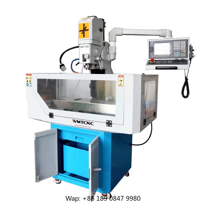【Hot】XK7120 Small Size 3 Axis Mini CNC Milling Machine for Hobby Use