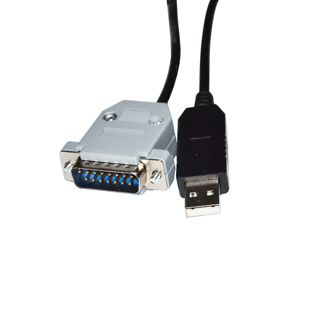 FTDI FT232RL CHIP USB TO RS232 / RS485 D-SUB 15 PIN DB15 MALE ADAPTER COMMUNICATION PROGRAM CABLE FOR YOKOGAWA DD DRIVE DRVGIII