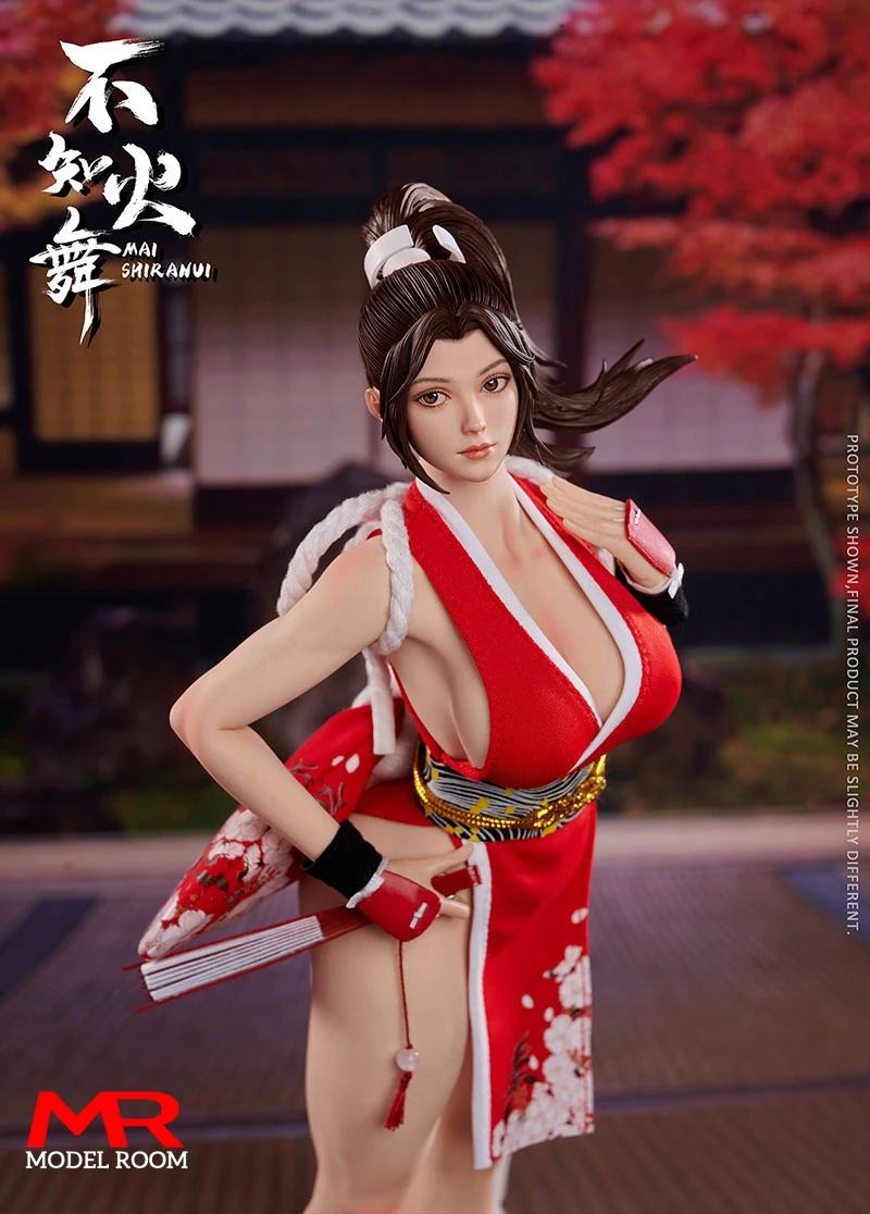 VERYCOOL VCF-2068 1/6 Mai Shiranui Silicone Action Figure 12'' Movable Eyes Female Soldier Figure Model Full Set Collectible Toy