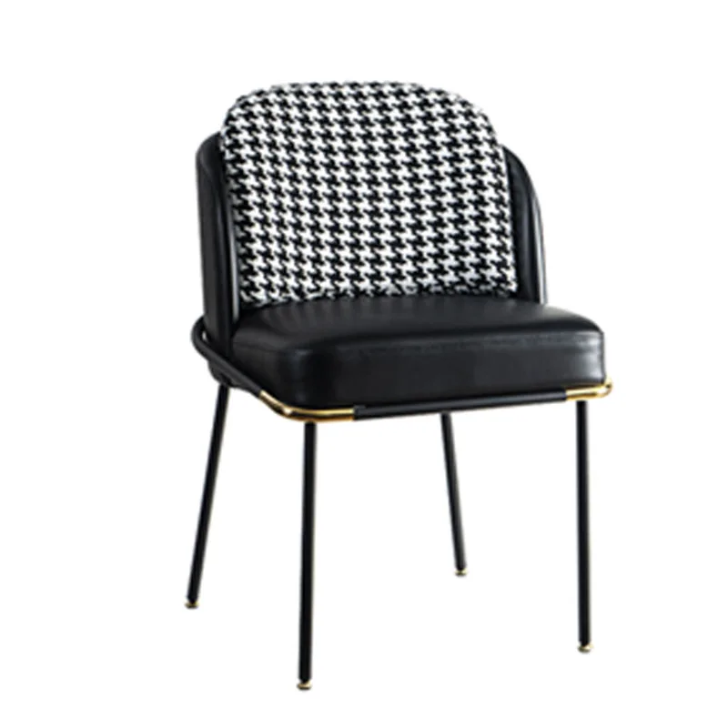 

Light luxury dining chair, household small apartment modern simple creative restaurant makeup chair