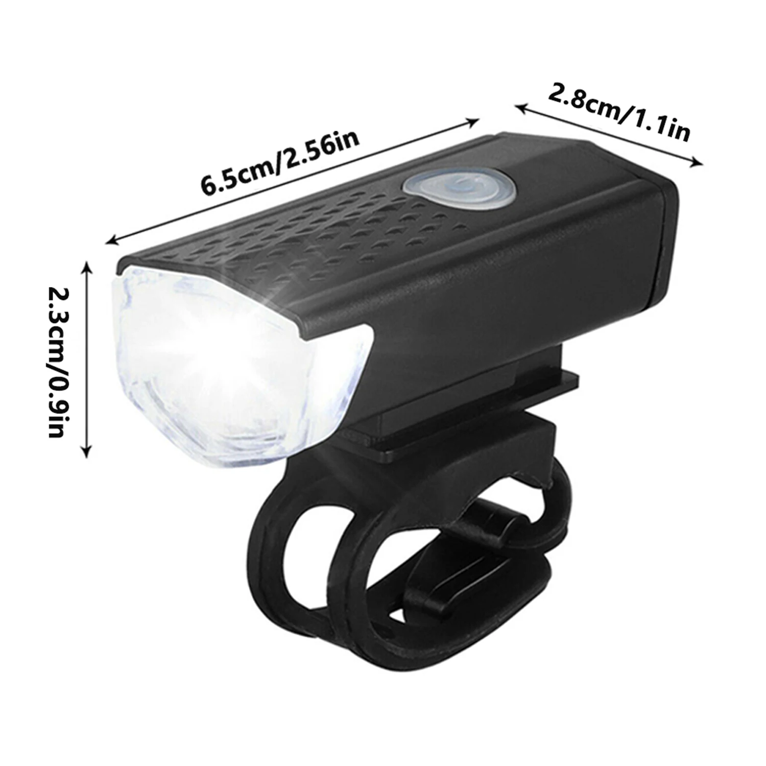 Bike Light Set Front Light with Taillight USB Rechargeable Easy to Install 3 Modes Bicycle Accessories for the Bicycle Road MTB