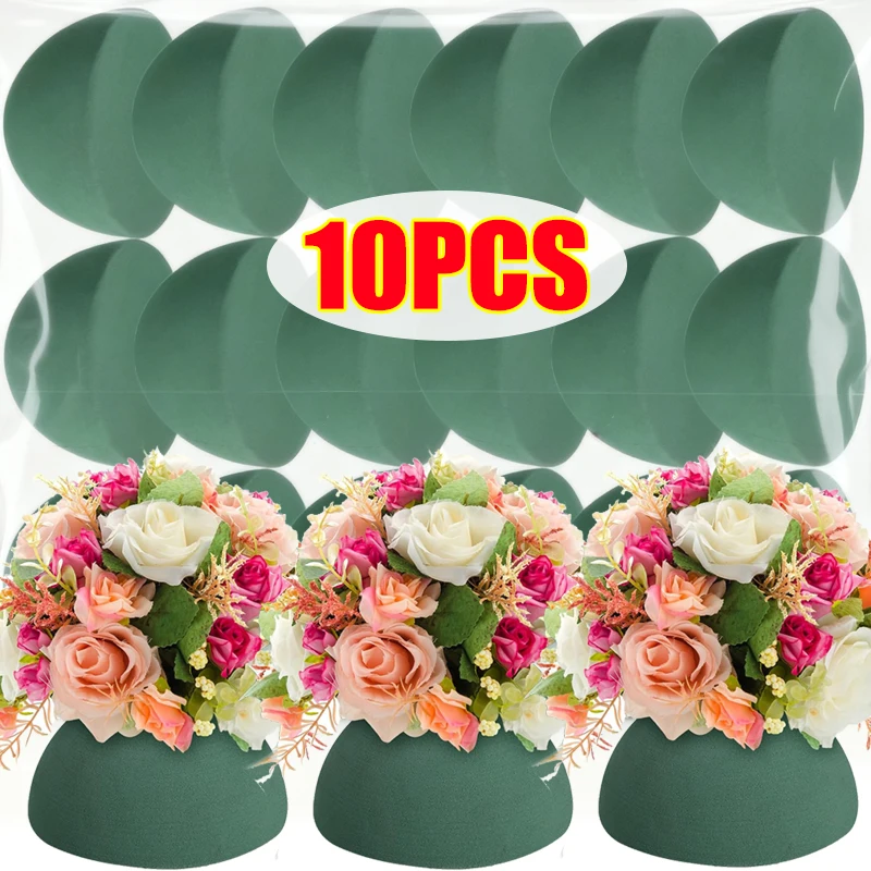 

1/10pcs Floral Foam Blocks Artificial Dry Wet Flower Mud Flower Arrangement Foam Blocks Green Sponge Blocks for Florist Supplies