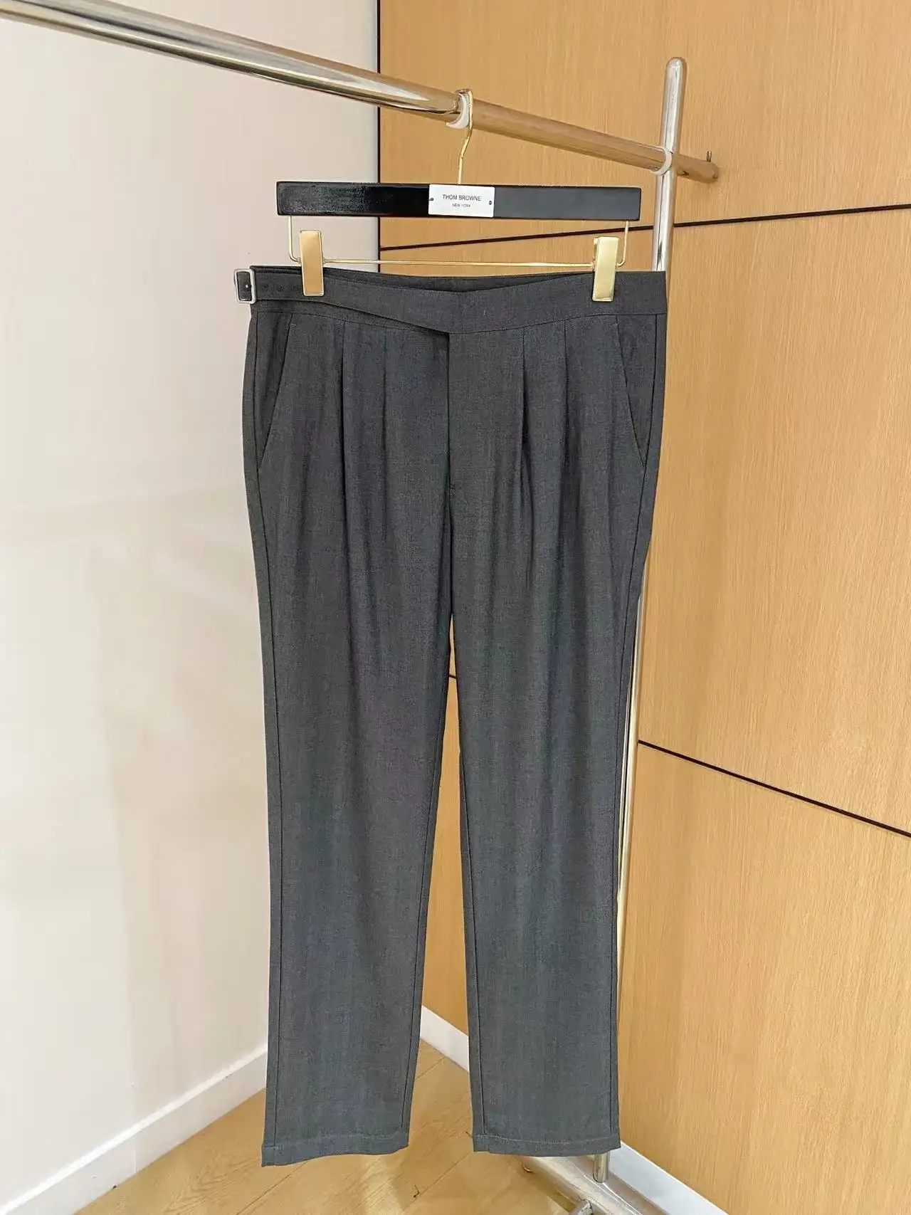 

LP Italian straight trousers men's casual solid color trousers