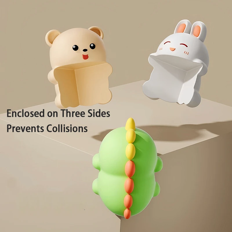 Anti Collision Corner Protector Soft Table Corner Guard Cartoon Anti Bump Protection For Home Safety Furniture