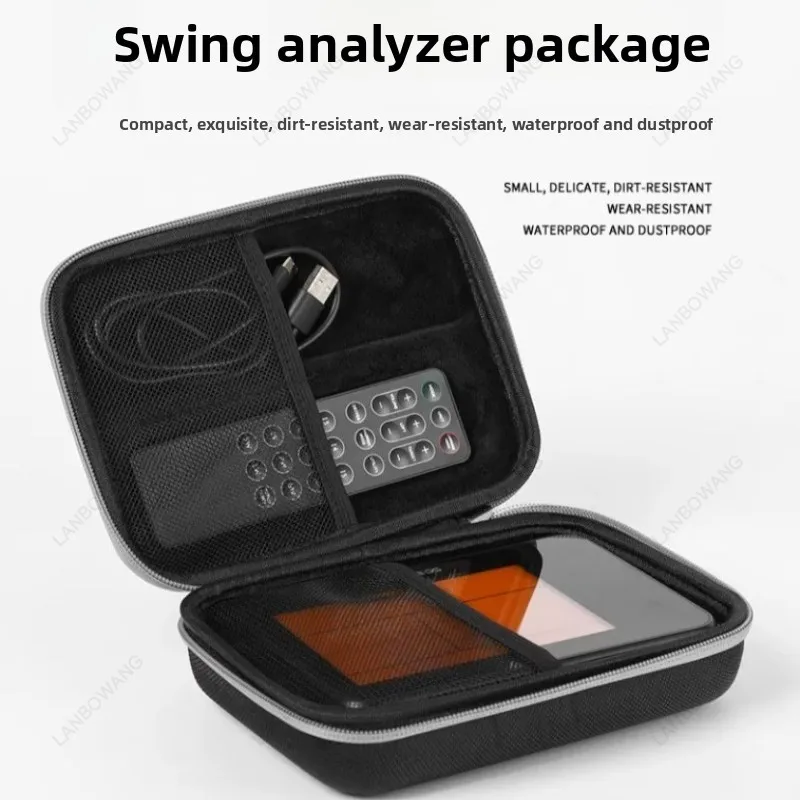 SC300i Portable Golf Launch Monitor, LCD Flat Panel Swing Motion Data Analyzer for Golf Swing Posture & Ball Flight Training