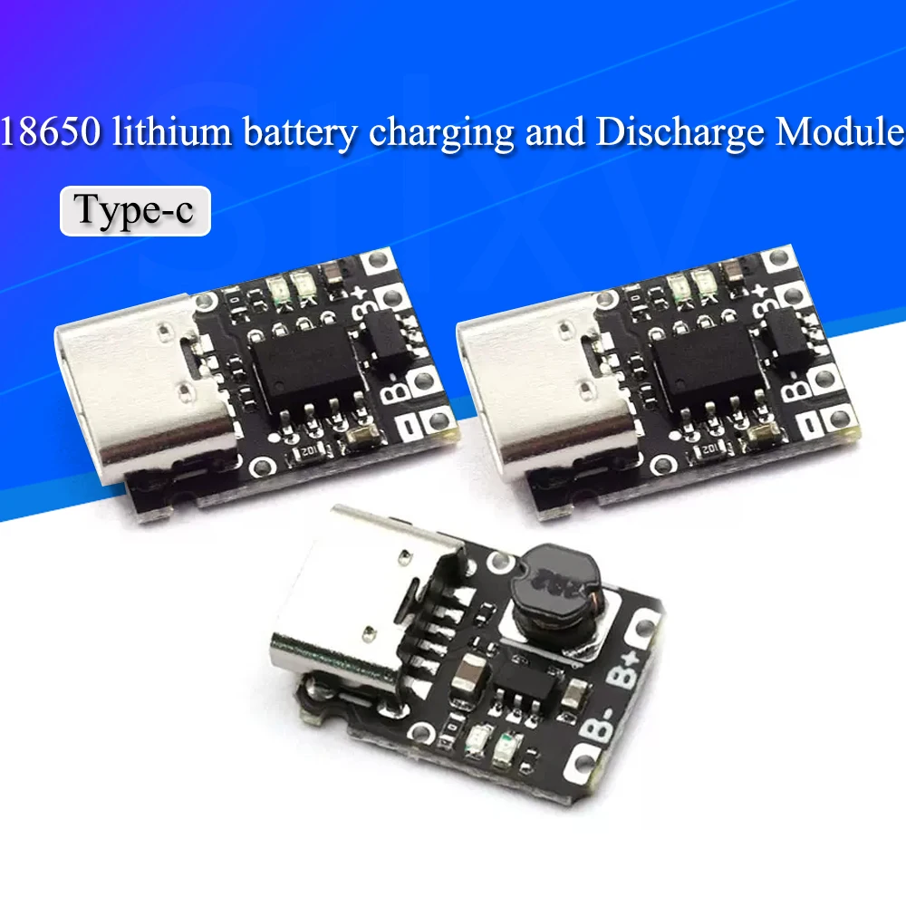 Type-C USB TP4057 1A Lithium Battery Charging Protection Board Module Polymer Battery Over TP4056 With Temperature Protection