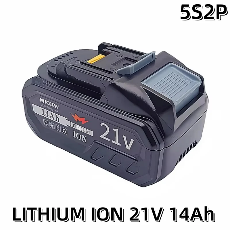 21V 5S2P 14Ah Rechargeable Battery 21700 Lithium ion Battery  lpega for Electric Tools BL1860 BL1880 BL18100