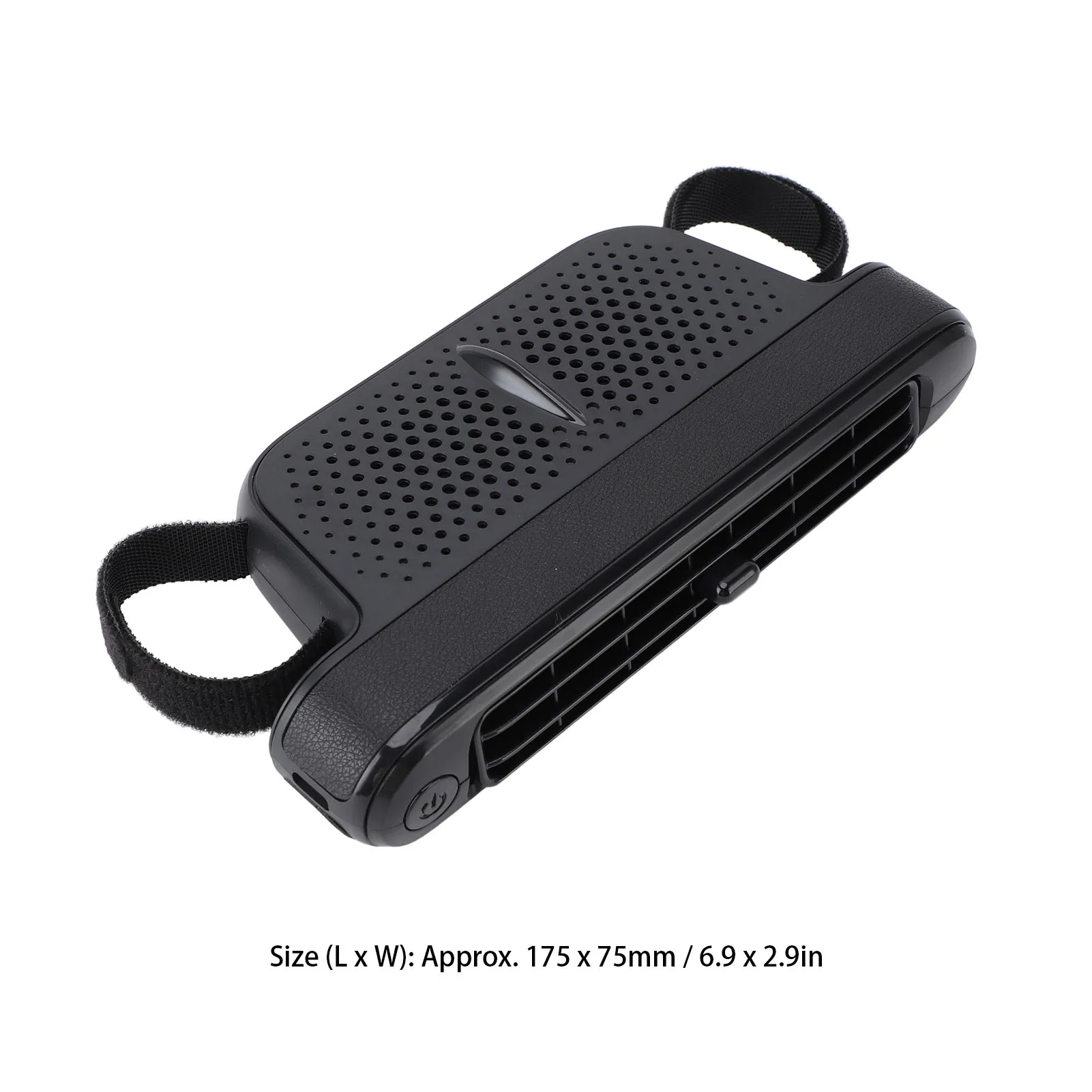 مروحة المقعد الخلفي للسيارة مروحة مقعد السيارة مروحة مقعد السيارة 3 سرعات الرياح منخفضة الضوضاء قوية مزدوجة التوربينات مروحة تبريد السيارة للمقعد الخلفي للمركبة