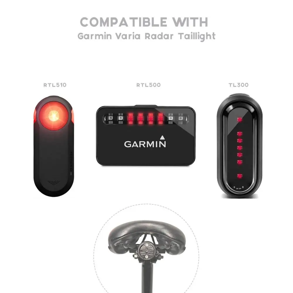 Bicycle Saddle Lamp Mount Bike Taillight Seatpost Bracket  MTB Bike Light Holder Support For Garmin Varia Radar Bike Accessories view 4