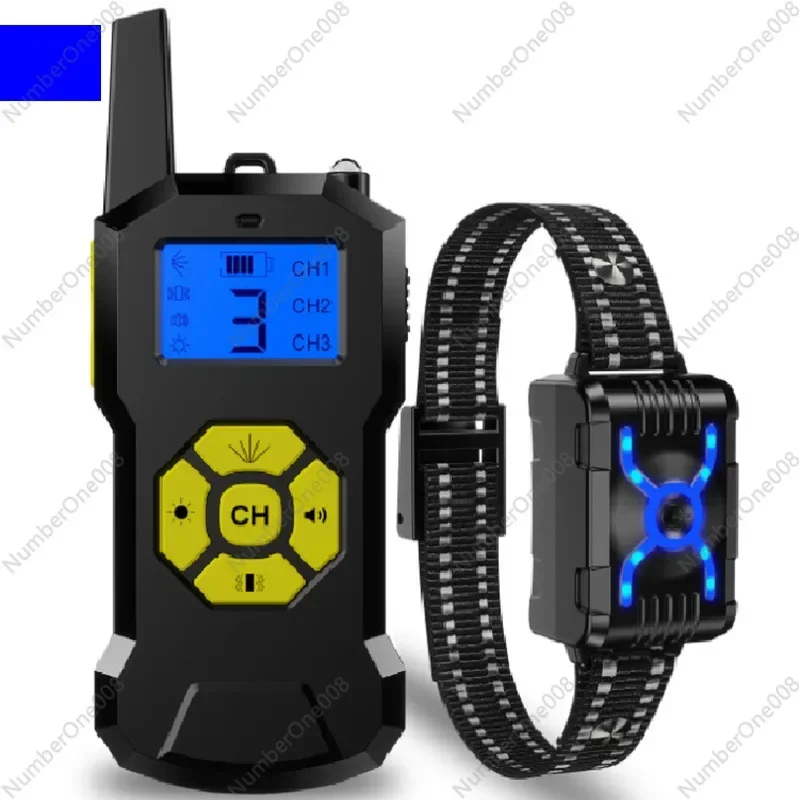 Wholesale Remote Control Dog Training Device Bark Stopper Electronic Fence Vibration Light Spray Dog Collar