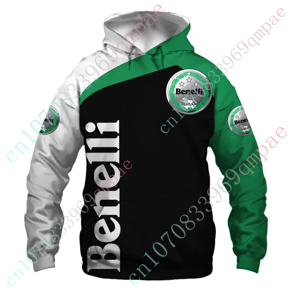 Benelli Hoodies For Men Women Anime Oversize Zip Hoodies Unisex Clothing Harajuku Pullover Top Casual Sweatshirt Custom Logo