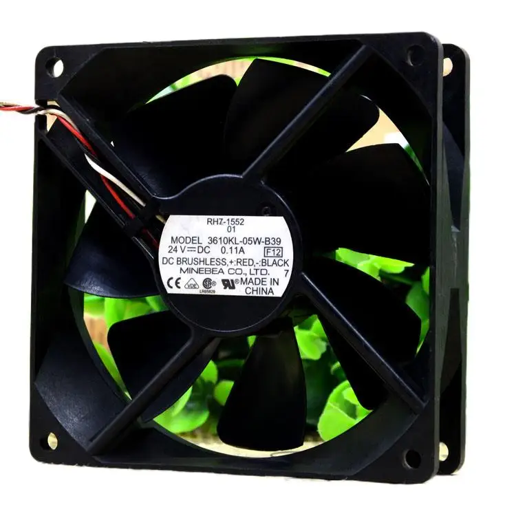 NMB9025 9cm 3610KL-05W-B39 24V 0.11A Three Inverter Industrial Fan