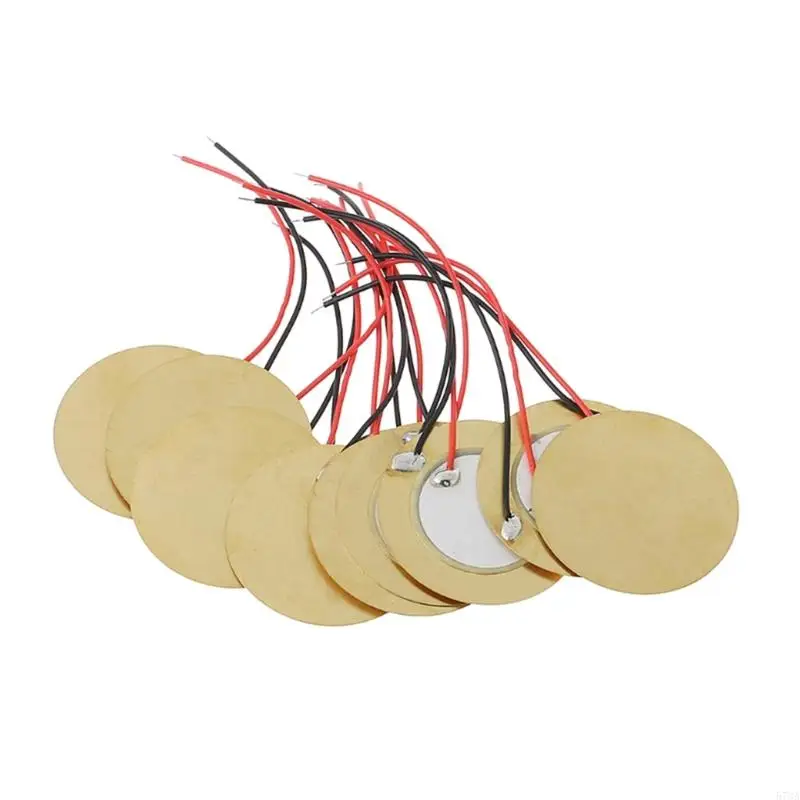 

573a 10pack 12 мм медная пластина Широкие диапазоны тонов для различных внутренних использующих пьезоэлектрический керамический