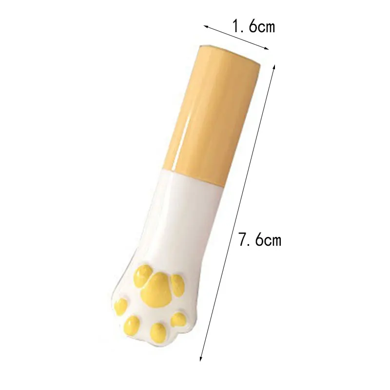 1pc Cute Cat Paw Lipstick Tube balsamo per le labbra fai da te tubo per lucidalabbra contenitore riutilizzabile tubi per cosmetici in plastica ABS