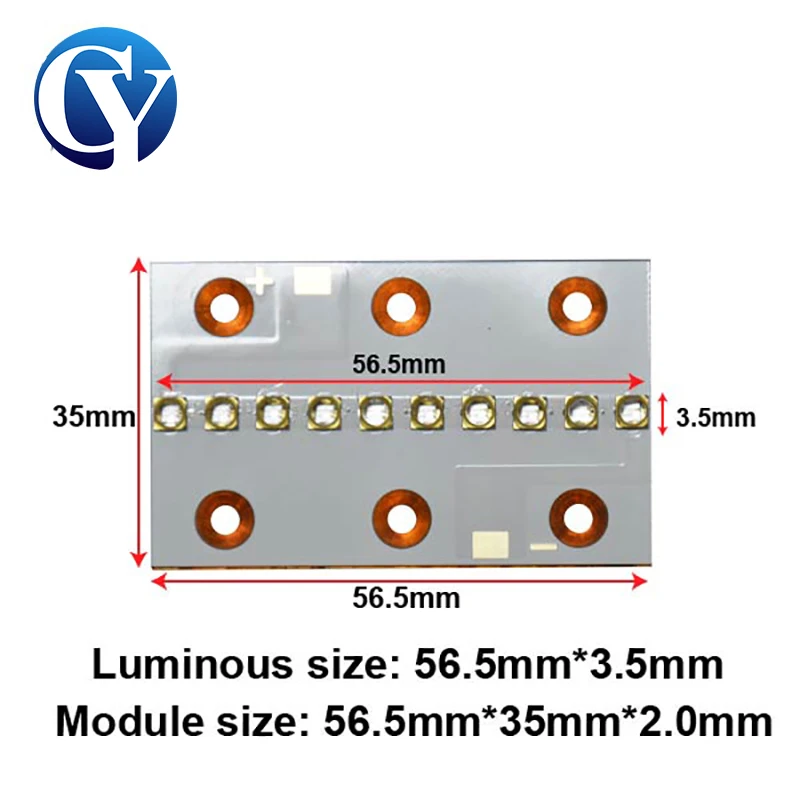 Higt Power UV LED Module 3535  30W 365nm 385nm 395nm 405nm Curing Lamp Resin Printer