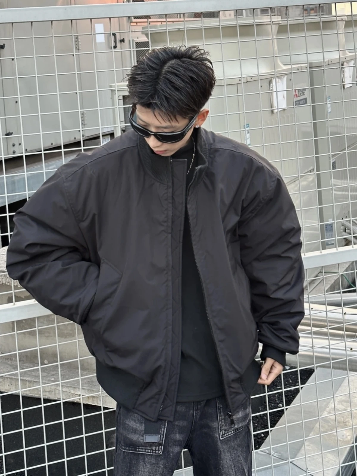 

ex Autumn Winter American High Street Pilot Jaet Cotton Outerwear Outdoor Cold Proof Warmth Enhanced Outerwear Coat