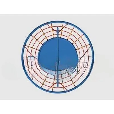 Corda giratória 3X3m Curso de escalada 3D divertido e emocionante