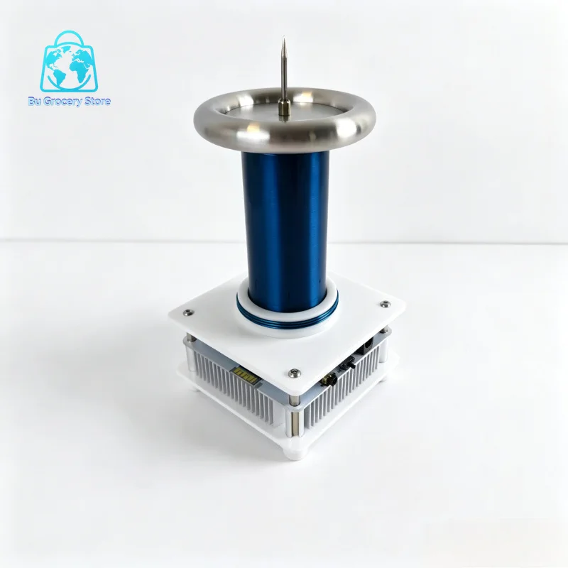 DIY Music Coil  Speaker Arc Spark Generator Touch Lighting Experiment Toy Golden Blue Optional