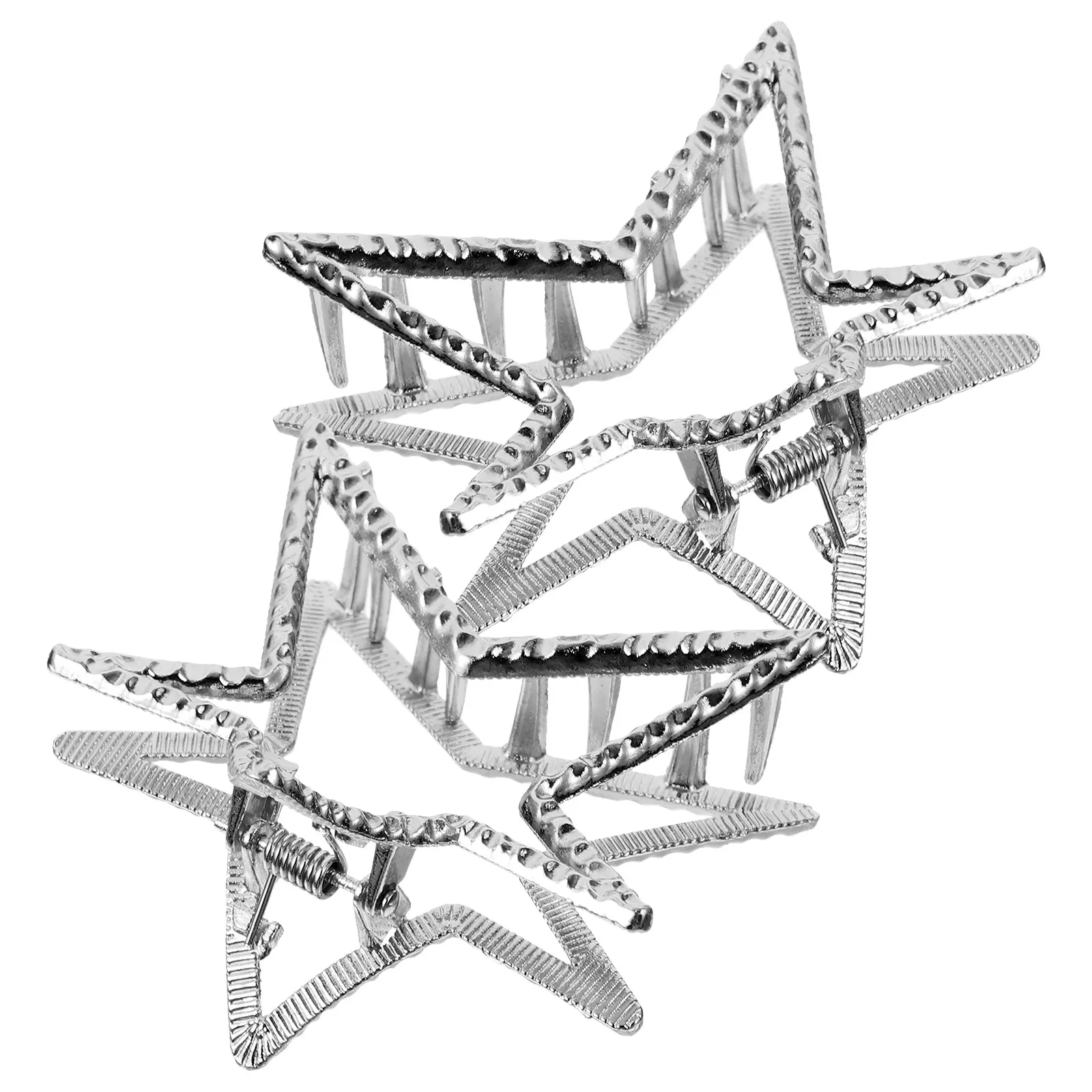 

2 Pcs Pentagram Hairpin Short Accessories for Women Clips Styling Vintage Star Pins Small Cute Girls