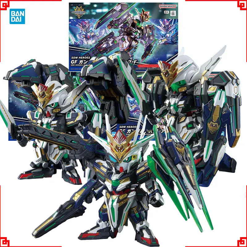 Bandai Gundam modelo Kit SDW capitán Qan T GF Astraea F GF Astraea B figura de acción Gunpla Kit de construcción figuras de Anime juguetes regalo