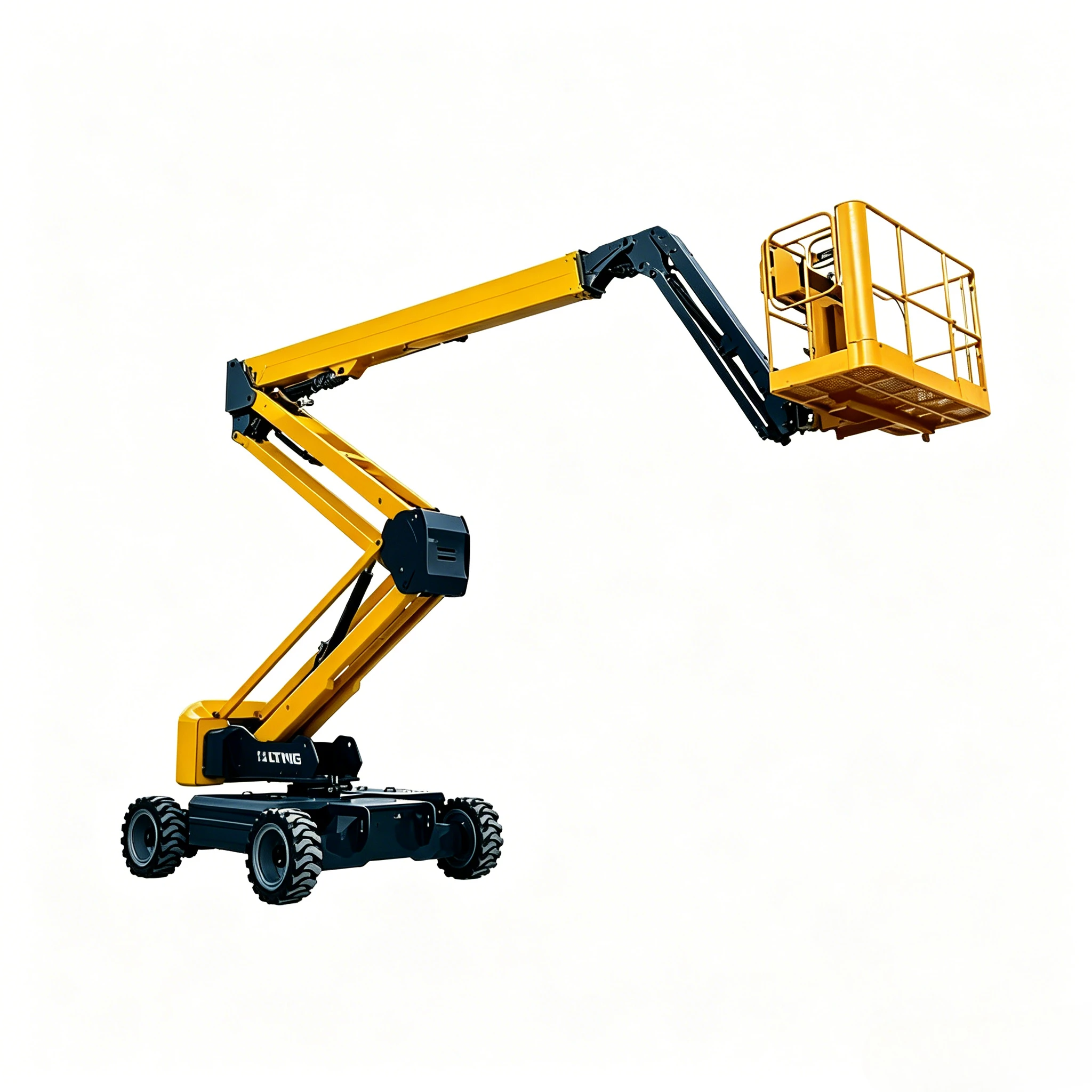 YG Hydraulic Electric Crank Arm Telescopic Boom Lifting Platform 20.1m Lift Aerial Work Platform Towable Boom Lift Customized