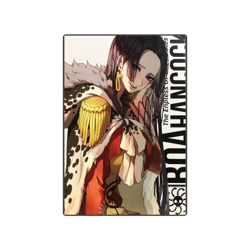 

Anime ONE PIECE Homemade Card cartoon character Boa Hancock Boa Marigold Nico Robin Collectible card toy Christmas birthday gift