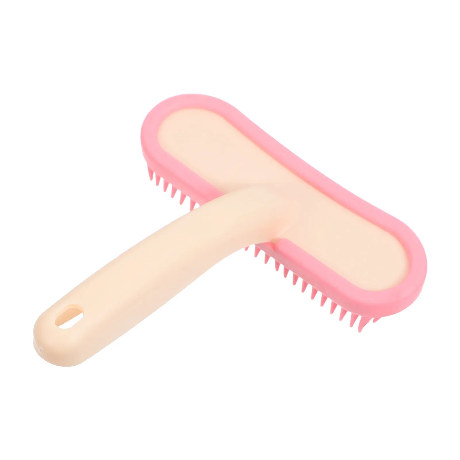 Soft Silicone Grooming Comb Bunny Brush Small Animal Hair Removal Massage Rabbits Chinchillas Puppies Kittens 5.2x4.6x0.8inch