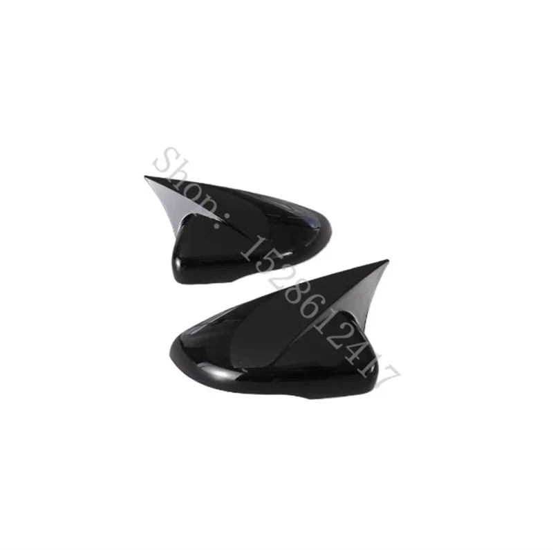 For VW Golf 6 MK6 6R GTI GTD 2009 2010 2011 2012~2013 Car accessories Glossy Black Rearview mirror cover Trim/Rearview mirror view 3