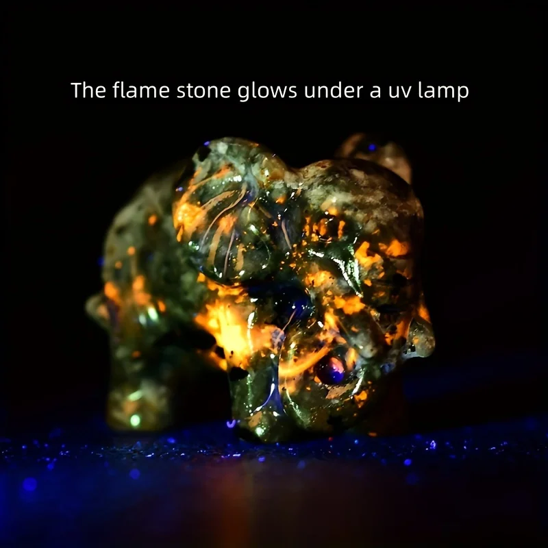 تمثال فيل كريستالي ساحر مقاس 1.38 بوصة - سحر جيب من الحجر الطبيعي وديكور منزلي، سحر حسن الحظ من CUPIDCRYSTAL #4