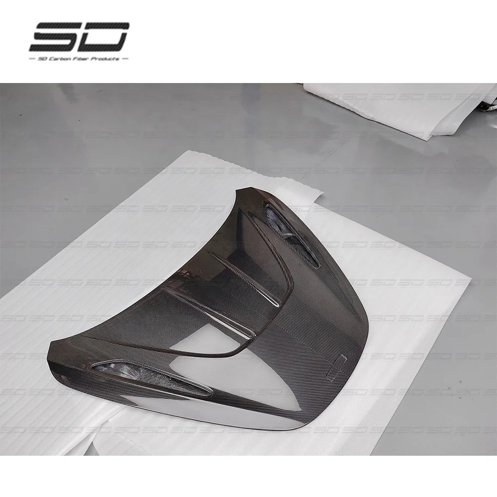 New Arrival Dry Carbon Hood Front Bonnet For McLaren 720S R style carbon bodykit bonnet carbon hood