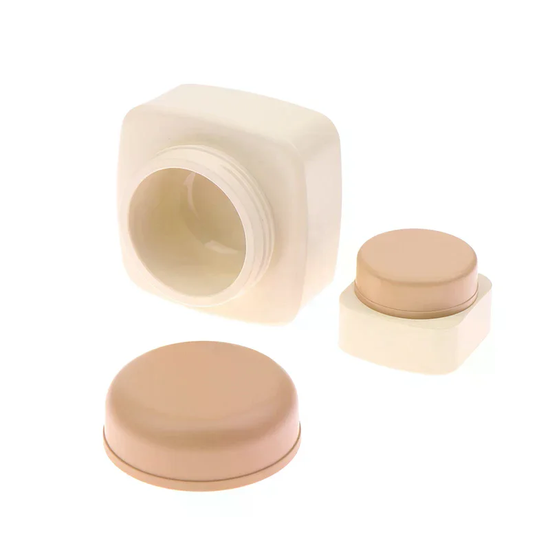 5/20g Empty Plastic Nail Art Cosmetic Square Containers Jar Face Cream Pot Nail Gel Powder Box Makeup Lotion Tool view 3