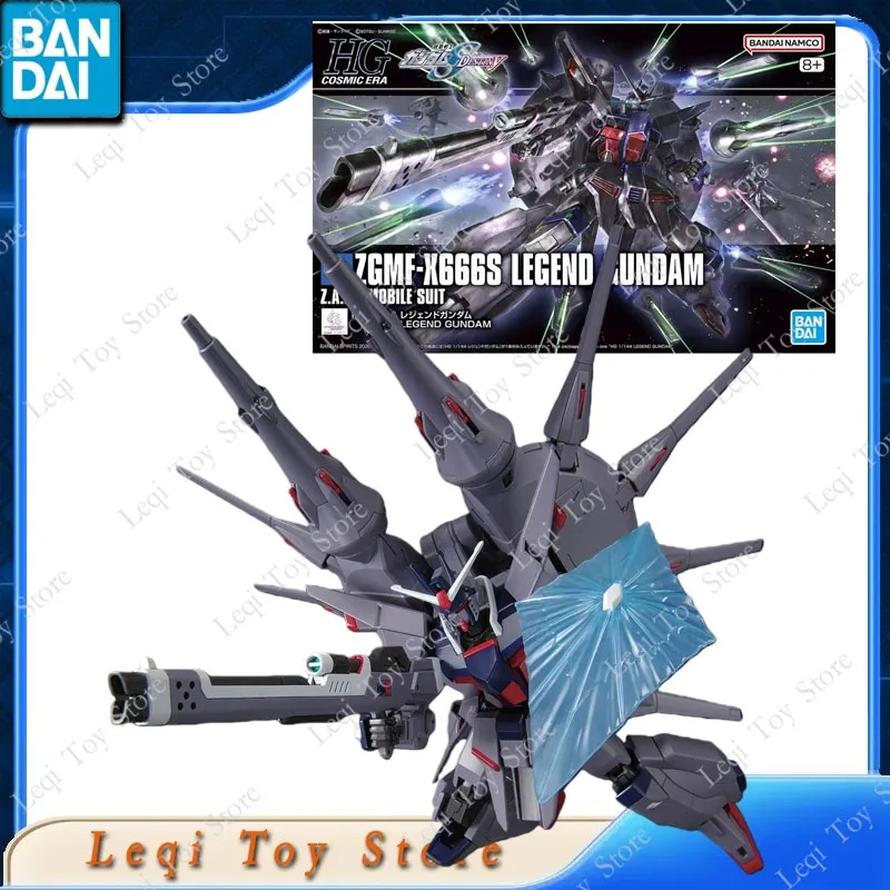 

Bandai Original Genuine HG 1/144 ZGMF-X666S LEGEND GUNDAM Action Anime Figures Toys Kids Gift Assembly Model Ornaments